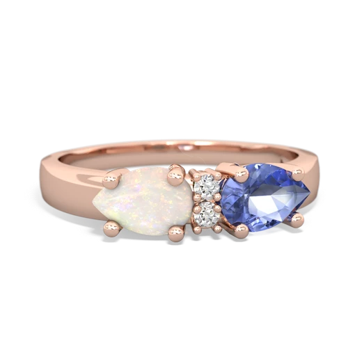 tanzanite-opal timeless ring