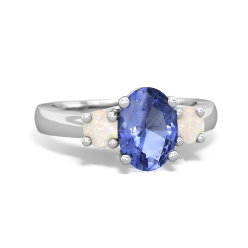 tanzanite-opal timeless ring