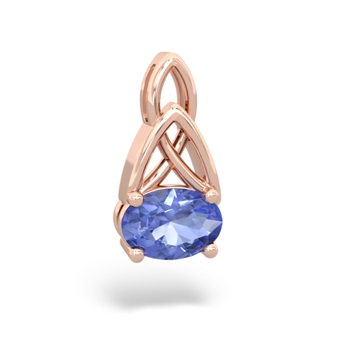 tanzanite filligree pendant