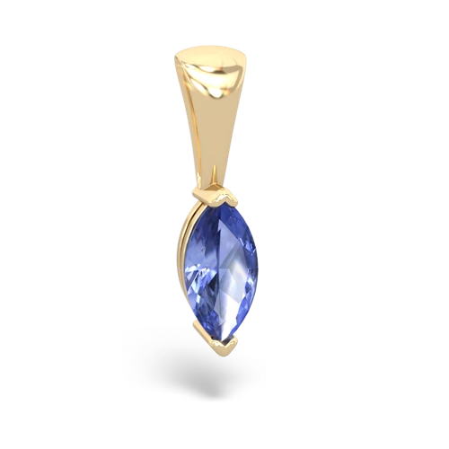 tanzanite marquise pendant