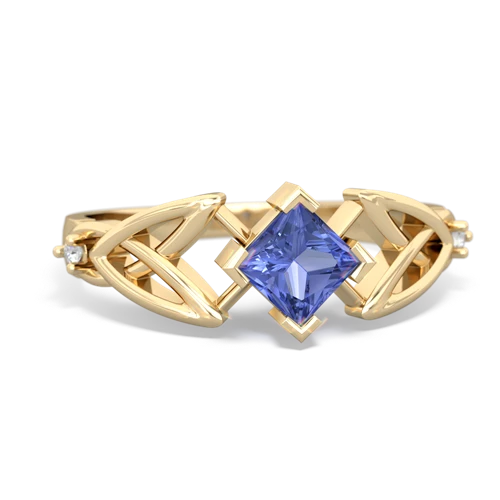 tanzanite celtic ring