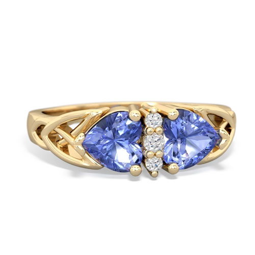 tanzanite celtic ring