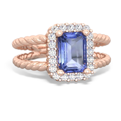 tanzanite couture ring