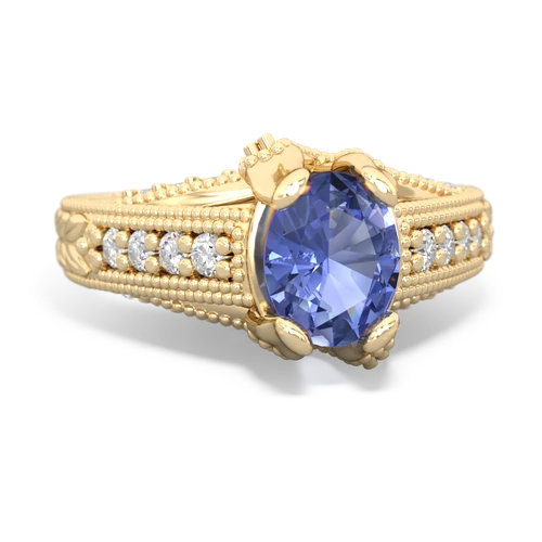 tanzanite engagement ring