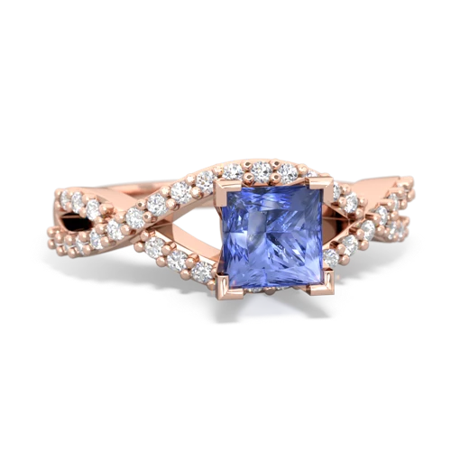 Tanzanite Diamond Twist Genuine Tanzanite ring Ring