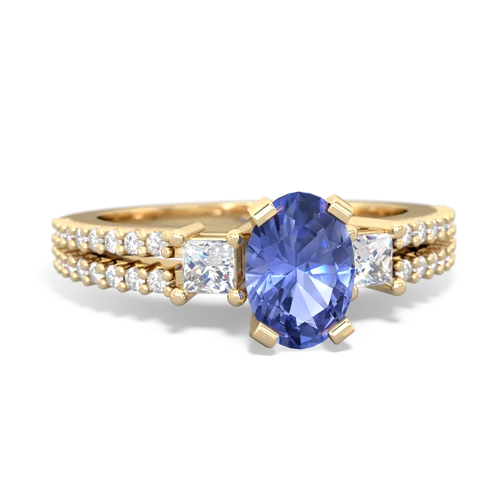 tanzanite engagement ring