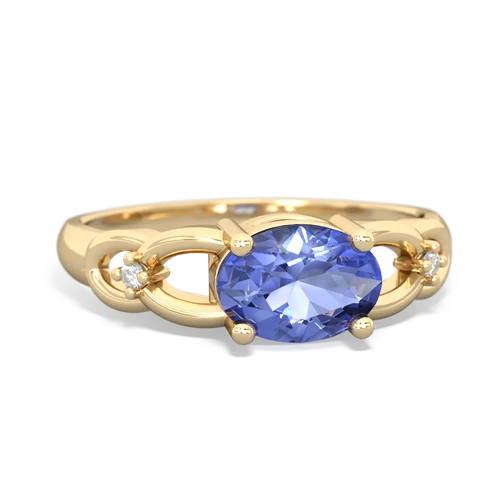 tanzanite filligree ring