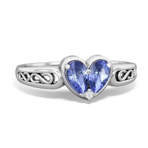 tanzanite filligree ring