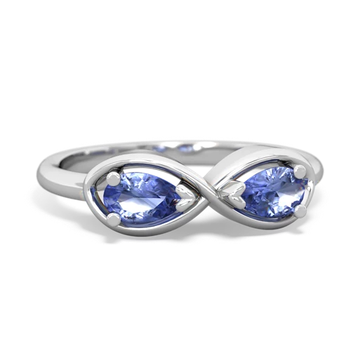 tanzanite infinity ring