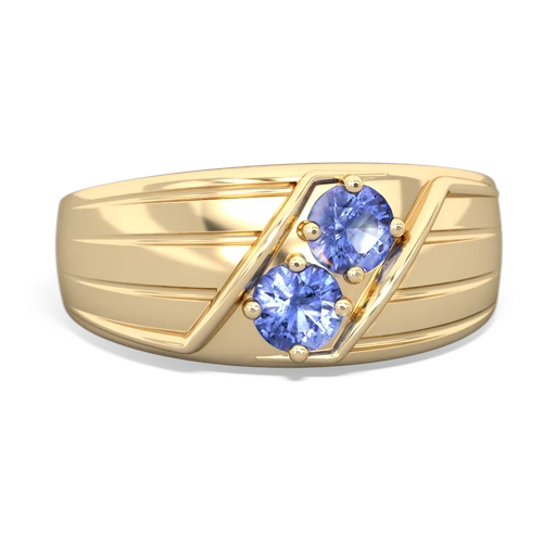 tanzanite mens ring