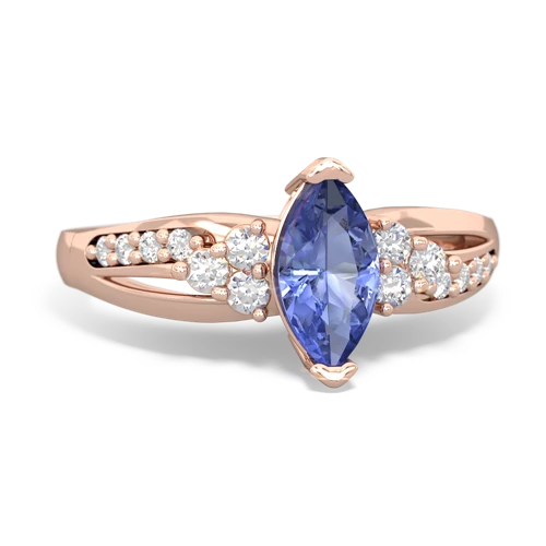 tanzanite modern ring