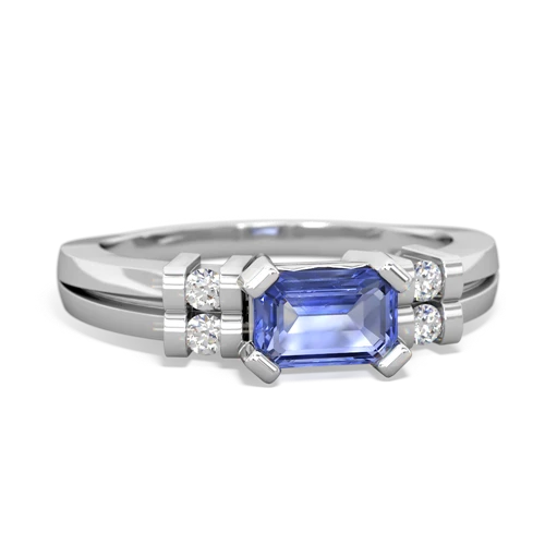 tanzanite modern ring