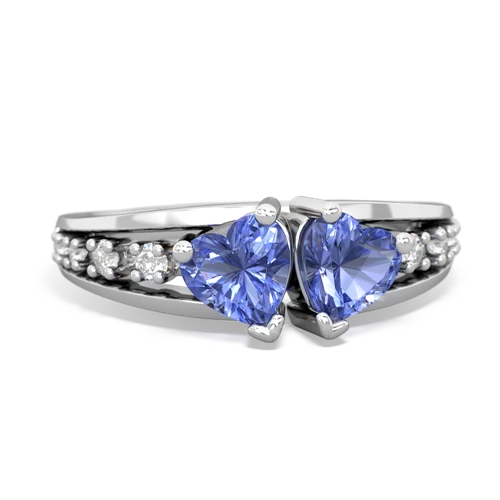 tanzanite modern ring