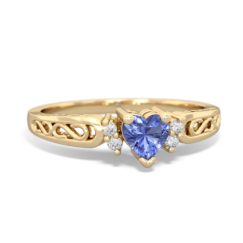 tanzanite petite ring