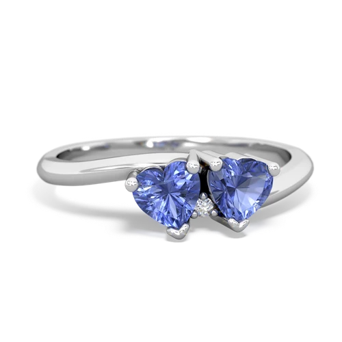 tanzanite sweethearts promise ring