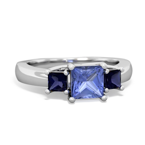 tanzanite-sapphire timeless ring