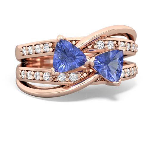 tanzanite-tanzanite couture ring