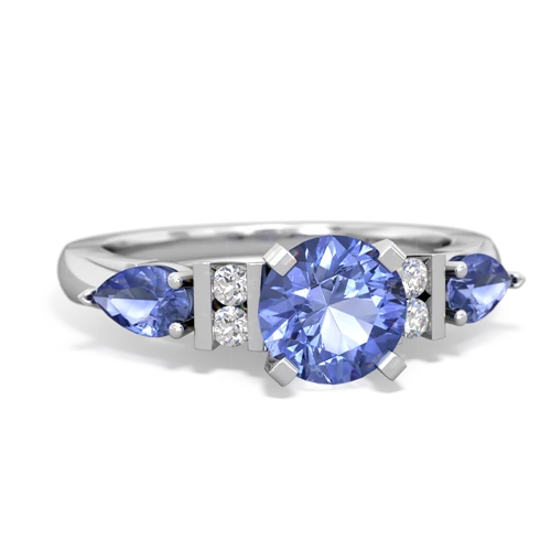 sapphire-tourmaline engagement ring