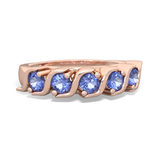 tanzanite-tanzanite timeless ring