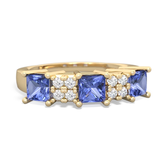 sapphire-citrine timeless ring