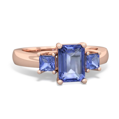 aquamarine-smoky quartz timeless ring