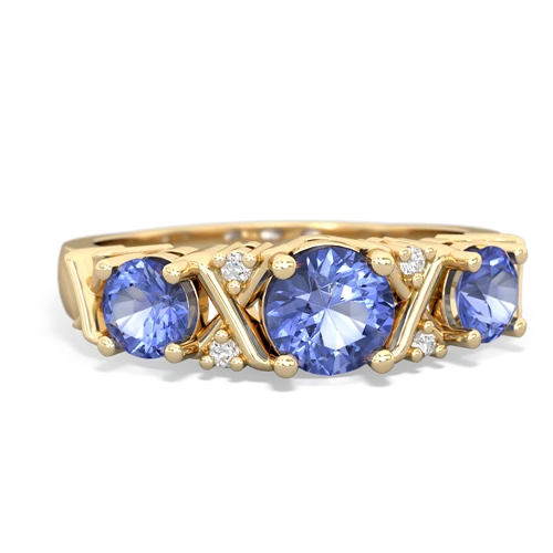 tanzanite-tanzanite timeless ring