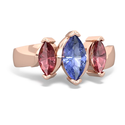 tanzanite-tourmaline keepsake ring