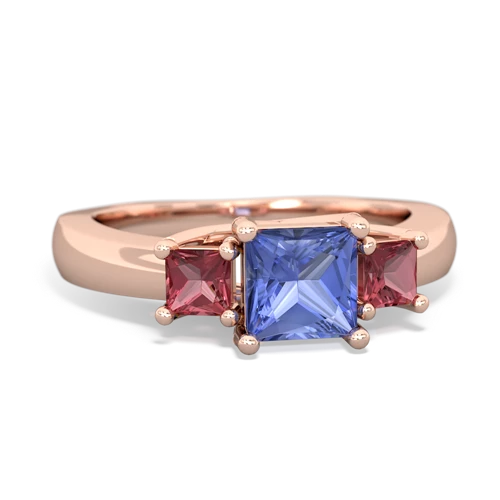 tanzanite-tourmaline timeless ring