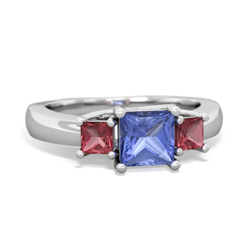 tanzanite-tourmaline timeless ring