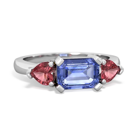 tanzanite-tourmaline timeless ring