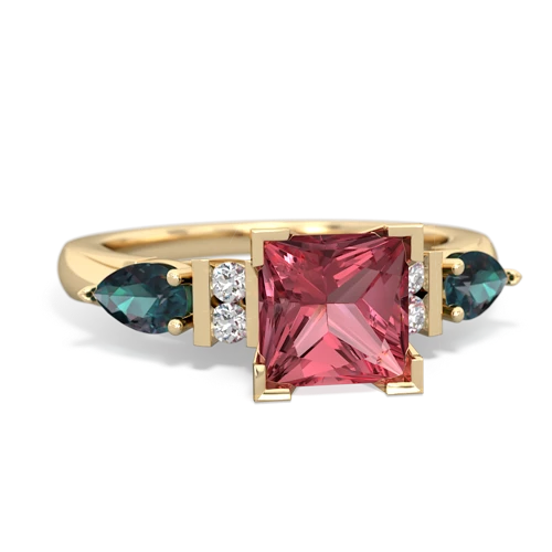 tourmaline-alexandrite engagement ring