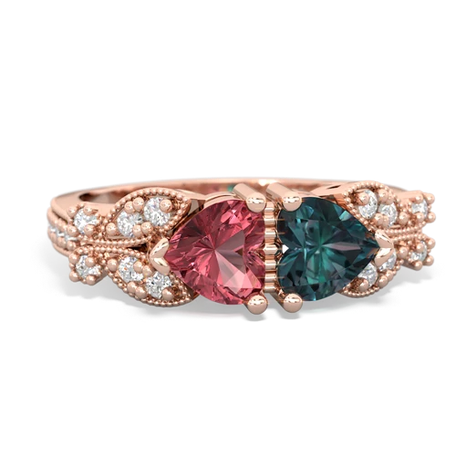 tourmaline-alexandrite keepsake butterfly ring