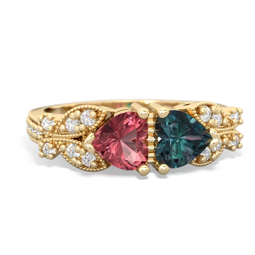 tourmaline-alexandrite keepsake butterfly ring