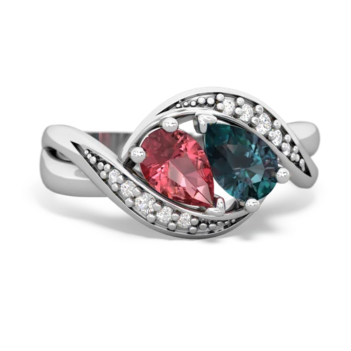 tourmaline-alexandrite keepsake curls ring