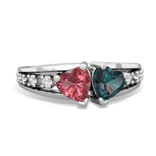 tourmaline-alexandrite modern ring