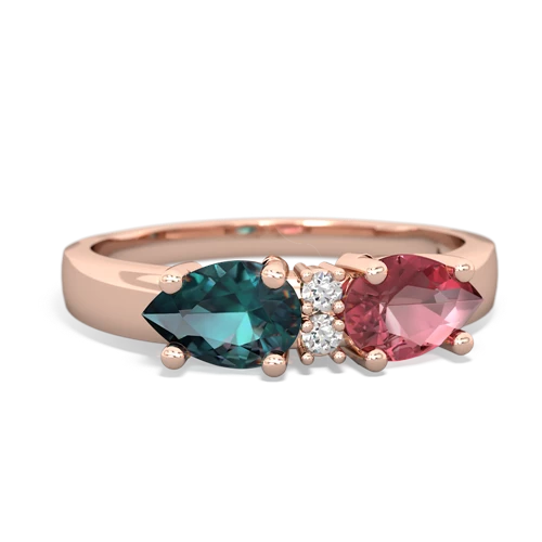 tourmaline-alexandrite timeless ring