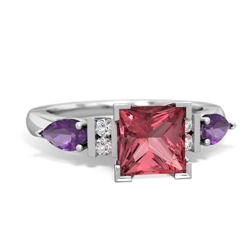 tourmaline-amethyst engagement ring