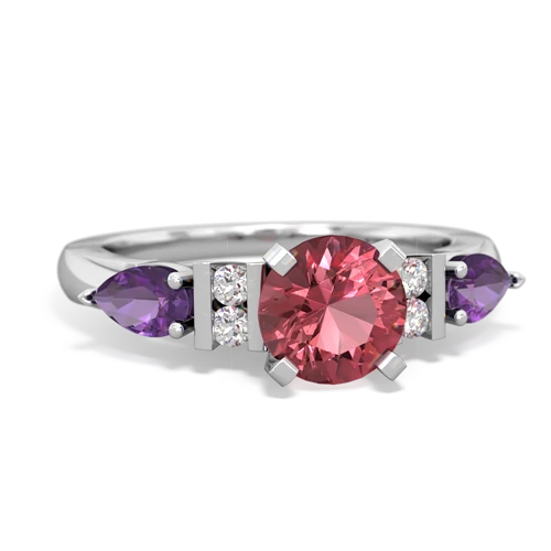 tourmaline-amethyst engagement ring