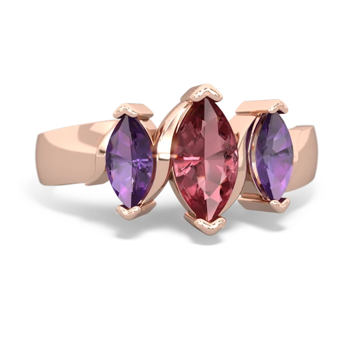 tourmaline-amethyst keepsake ring