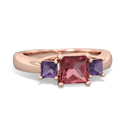 tourmaline-amethyst timeless ring