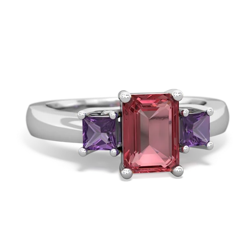 tourmaline-amethyst timeless ring