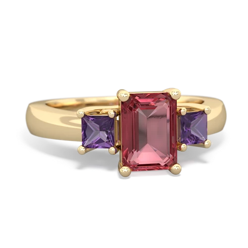 tourmaline-amethyst timeless ring