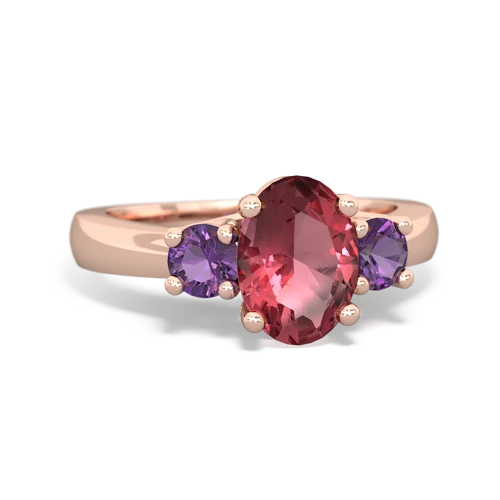 tourmaline-amethyst timeless ring