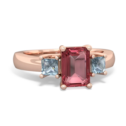 tourmaline-aquamarine timeless ring