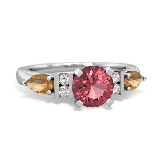 tourmaline-citrine engagement ring