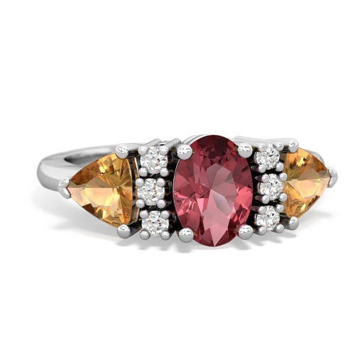 tourmaline-citrine timeless ring