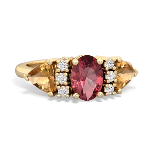 tourmaline-citrine timeless ring