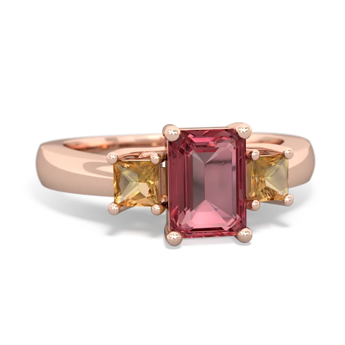 tourmaline-citrine timeless ring