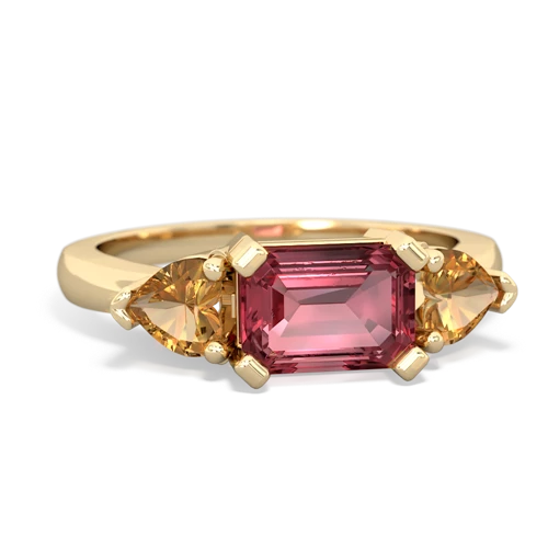 tourmaline-citrine timeless ring