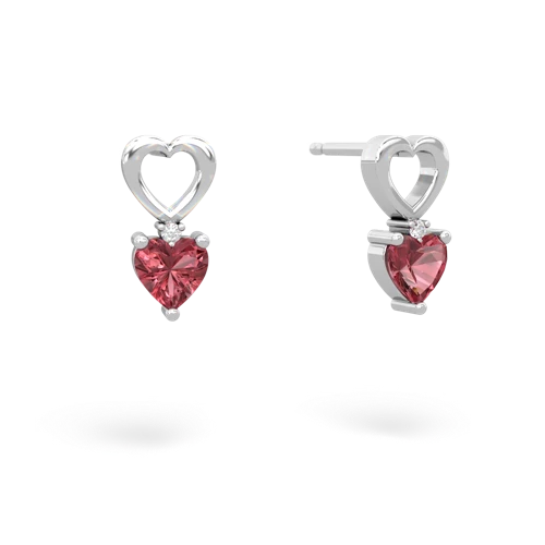 Pink Tourmaline Hearts and Hearts Genuine Pink Tourmaline earrings Earrings